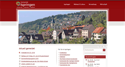 Desktop Screenshot of ispringen.de