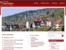 Tablet Screenshot of ispringen.de